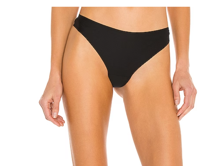 JIV ATHLETICS The Cameltoe Proof Mid Rise Thong In Neutral. - Size L (Also  In M, XL) for Women
