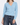 100% Cashmere LS Shrunken V Neck-Sea Biscuit Del Mar