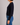 100% Cashmere LS Shrunken V Neck-Sea Biscuit Del Mar