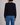 100% Cashmere LS Shrunken V Neck-Sea Biscuit Del Mar