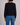 100% Cashmere LS Shrunken V Neck-Sea Biscuit Del Mar