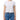 Adine Shrunken Tee | White-Sea Biscuit Del Mar
