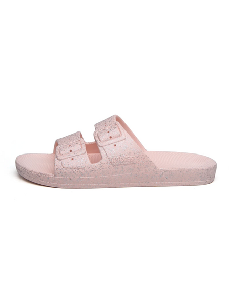 Adult Moses Sandal - Fancy | Rosie + Felina 1 Stone + Dots Stone Toffee-Sea Biscuit Del Mar