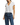 Alanis Recycled Cotton V Neck Tee-Sea Biscuit Del Mar