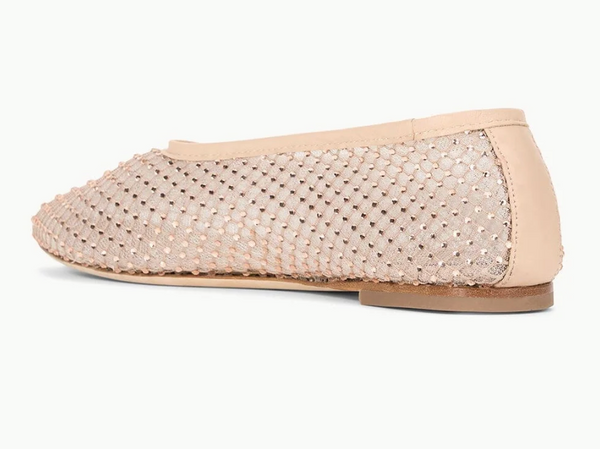 Alba Ballet Flat in Champagne | Staud-Sea Biscuit Del Mar