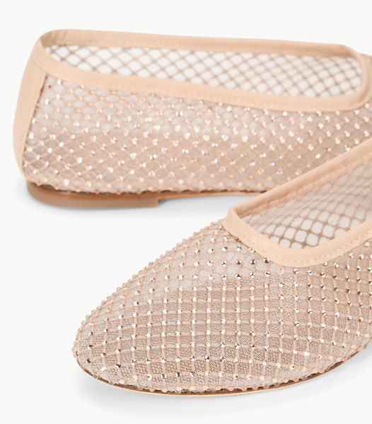 Alba Ballet Flat in Champagne | Staud-Sea Biscuit Del Mar