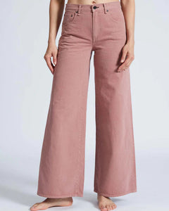 Atomic Wide Leg in Dusty Rose-Sea Biscuit Del Mar