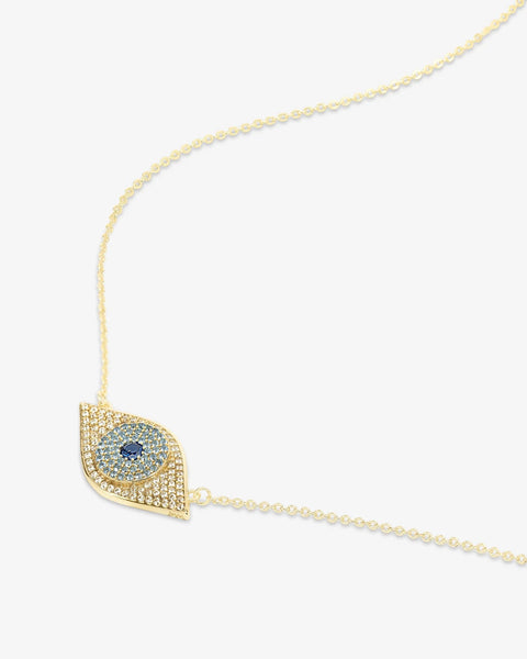 Blue Evil Eye Necklace-Sea Biscuit Del Mar