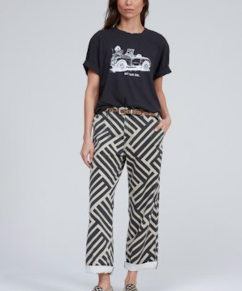 Boy Tee Printed | Not Your Girl-Sea Biscuit Del Mar