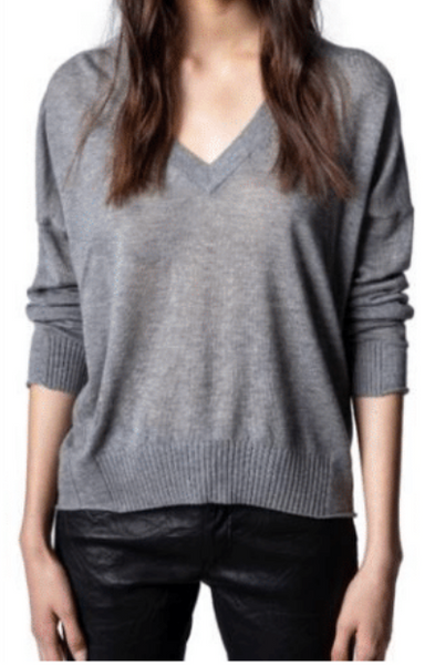 Brumy Cashmere Sweater | Zadig & Voltaire-Sea Biscuit Del Mar