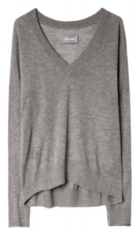 Brumy Cashmere Sweater | Zadig & Voltaire-Sea Biscuit Del Mar