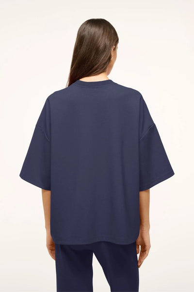 Capsule Top in Navy-Sea Biscuit Del Mar