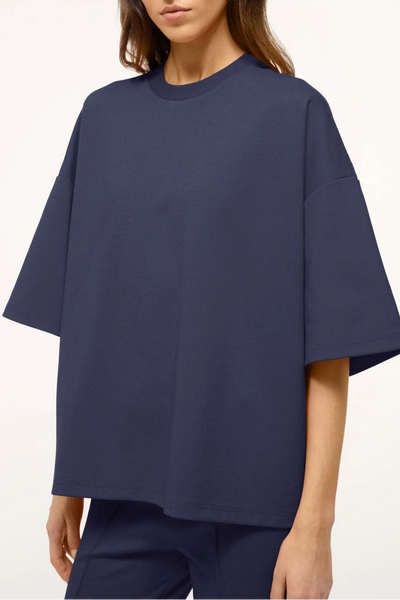 Capsule Top in Navy-Sea Biscuit Del Mar