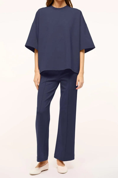 Capsule Top in Navy-Sea Biscuit Del Mar