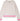 Cashmere Wool Heavy Trim Crew in Cream and Neon Pink-Sea Biscuit Del Mar