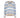 Cotton Cashmere Marl Stripe Boxy V Neck-Sea Biscuit Del Mar