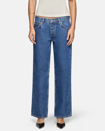 Cropped Low Rise Baggy in Manhattan-Sea Biscuit Del Mar