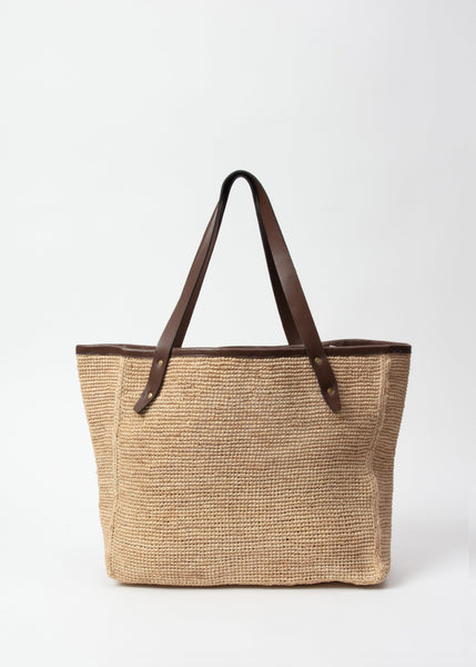 DAILY TOTE STRAW-Sea Biscuit Del Mar