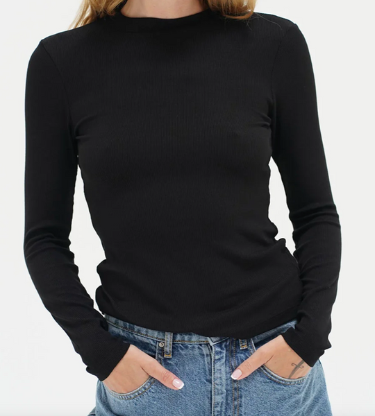 Dalston Ribbed Long Sleeve | LNA-Sea Biscuit Del Mar