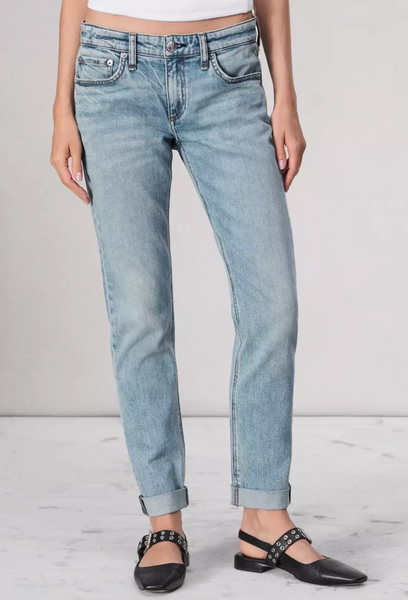 Dre Slim Boyfriend Jean - Daphne | rag & bone-Sea Biscuit Del Mar