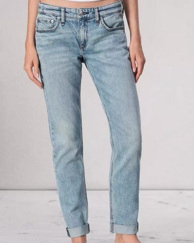 Dre Slim Boyfriend Jean - Daphne | rag & bone-Sea Biscuit Del Mar