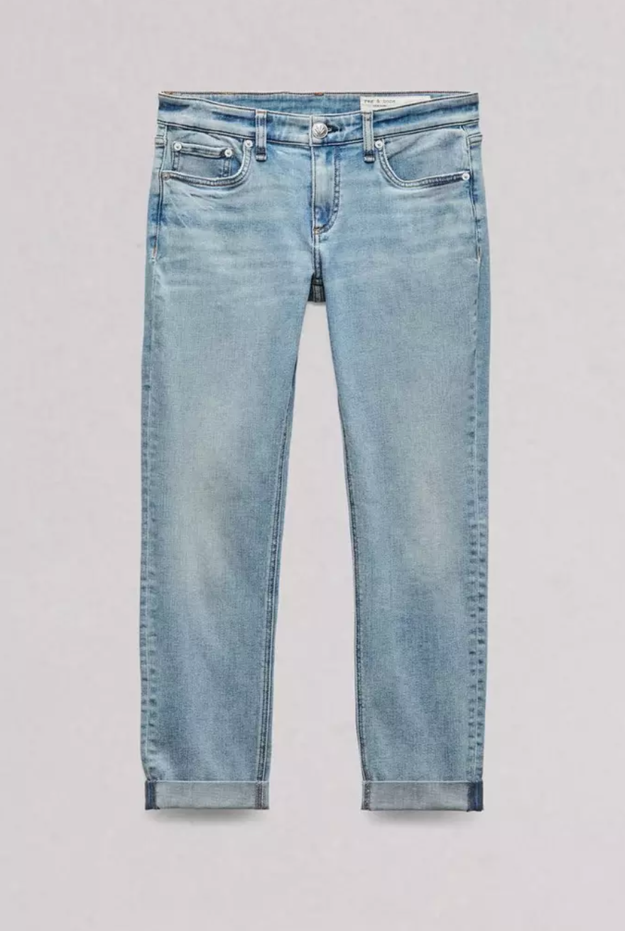 Dre Slim Boyfriend Jean - Daphne | rag & bone-Sea Biscuit Del Mar