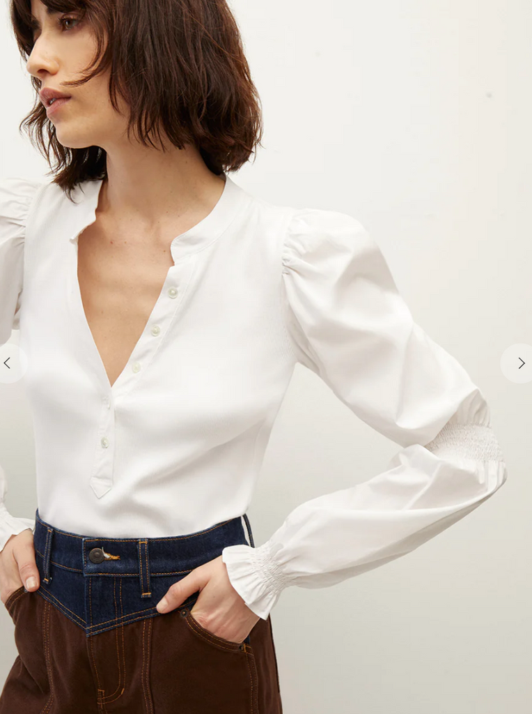 Effy white online shirt dress