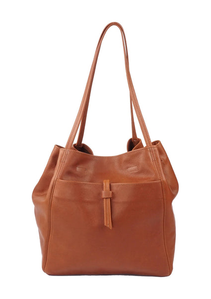 Florence Tote Aniline-Sea Biscuit Del Mar