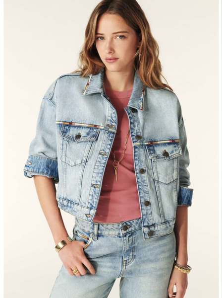 Fox Jean Jacket-Sea Biscuit Del Mar