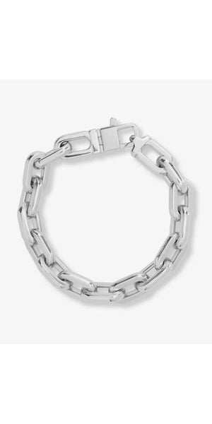 Frankie Chain Bracelet - Silver 6.5-Sea Biscuit Del Mar