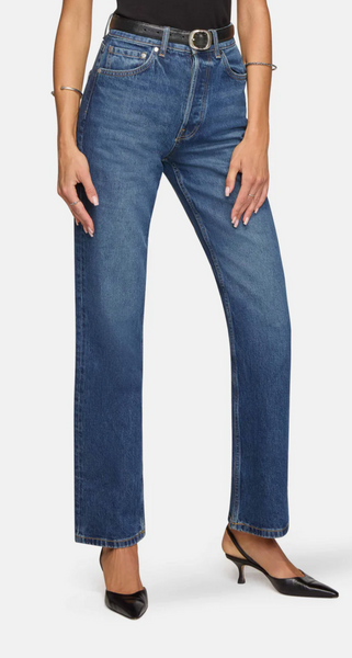 High Rise Straight in La Crosse | EB DENIM-Sea Biscuit Del Mar