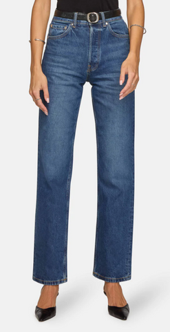 High Rise Straight in La Crosse | EB DENIM-Sea Biscuit Del Mar