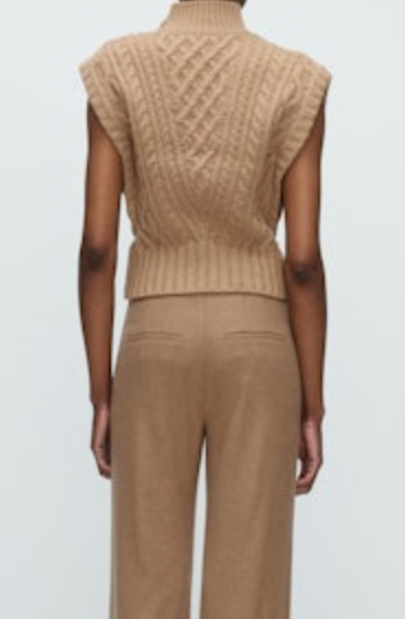 Holton Knit Vest - Russet | Veronica Beard-Sea Biscuit Del Mar