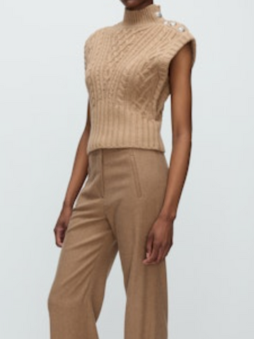 Holton Knit Vest - Russet | Veronica Beard-Sea Biscuit Del Mar