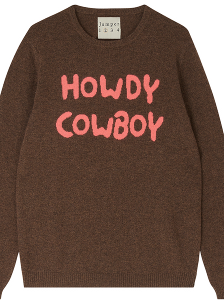Howdy Cowboy Sweater | Mull Flame-Sea Biscuit Del Mar