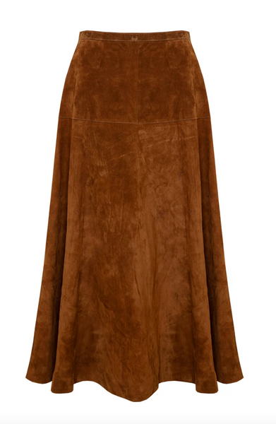 Ida Suede Skirt | Hunter Bell-Sea Biscuit Del Mar