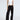 Irina Ponte Cross Stitched Tailored Pant | Black-Sea Biscuit Del Mar