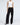 Irina Ponte Cross Stitched Tailored Pant | Black-Sea Biscuit Del Mar