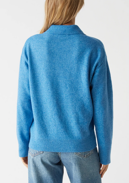 Jonas Johnny Collar Sweater | Michael Stars-Sea Biscuit Del Mar