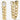 Julian Soft Chain Hoops - Gold/White Diamondettes-Sea Biscuit Del Mar