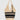 Leah Stripes Hobo Raphia | Blk/Nat stripe-Sea Biscuit Del Mar