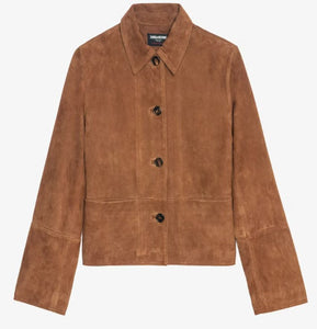 Lessa Suede Jacket-Sea Biscuit Del Mar