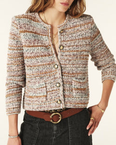 Long-Sleeve Cardigan Guspa-Sea Biscuit Del Mar