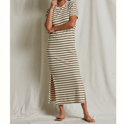 Lover Cotton Stripped Maxi-Sea Biscuit Del Mar