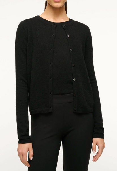 MIDNIGHT CASHMERE CARDIGAN | Staud-Sea Biscuit Del Mar