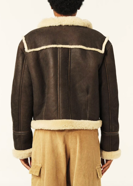 Melvin Shearling Jacket | Ba&Sh-Sea Biscuit Del Mar