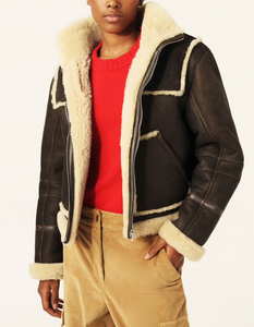 Melvin Shearling Jacket | Ba&Sh-Sea Biscuit Del Mar