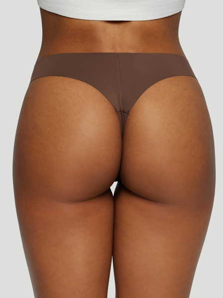 Mid Rise Thong-Sea Biscuit Del Mar