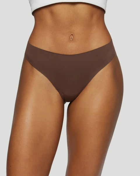 Mid Rise Thong-Sea Biscuit Del Mar