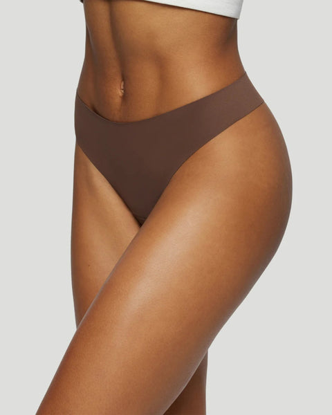 Mid Rise Thong-Sea Biscuit Del Mar